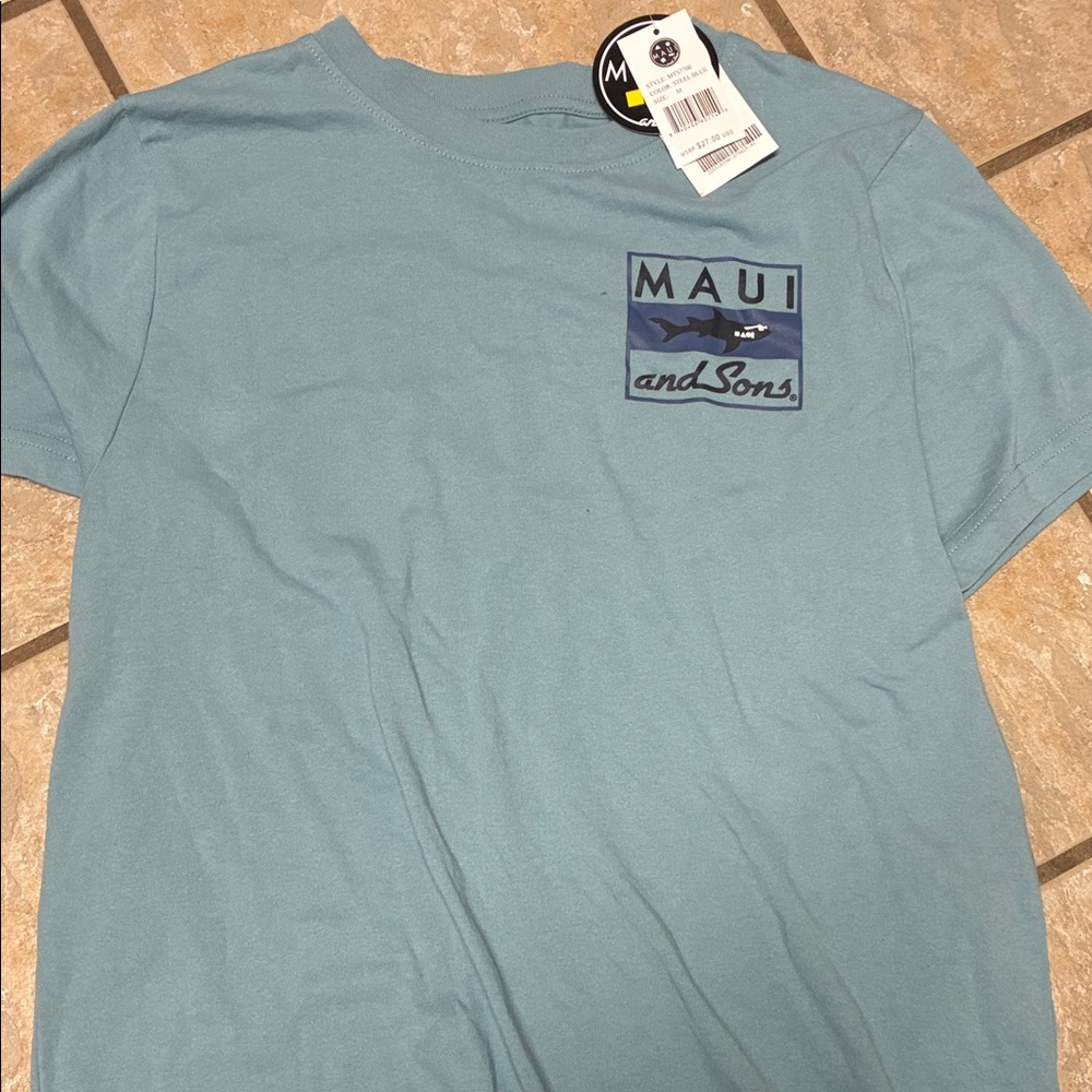 Maui and Sons Teal Short Sleeve Tee